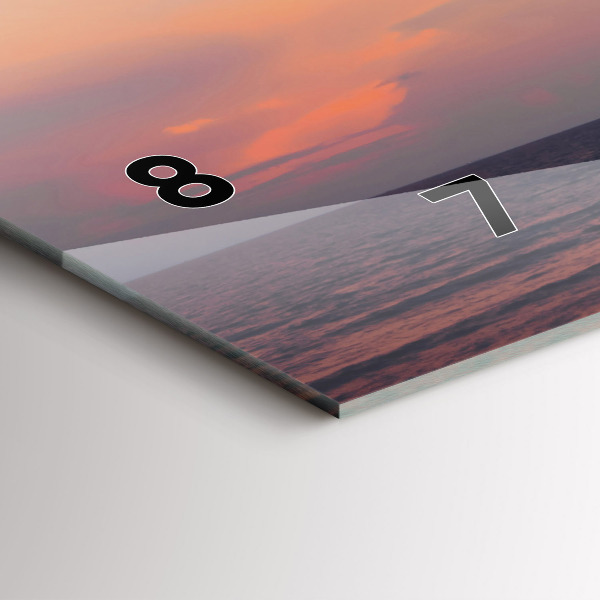 Horizontálne hodiny Surfovanie na pláži