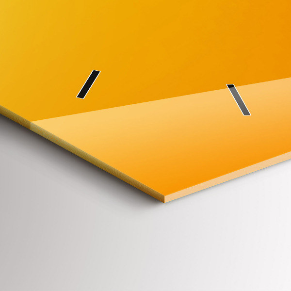 Horizontálne hodiny Oranžová