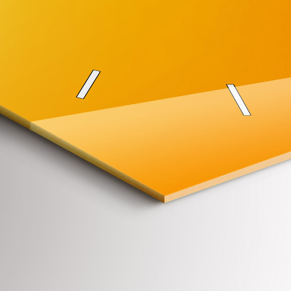 Horizontálne hodiny Oranžová