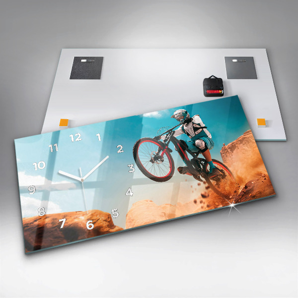 Horizontálne hodiny Kaskadér a adrenalín