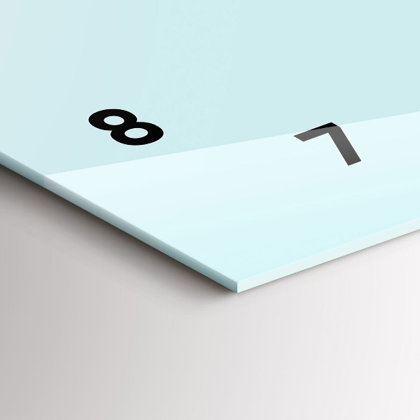 Horizontálne hodiny Vtipná mačka s okuliarmi