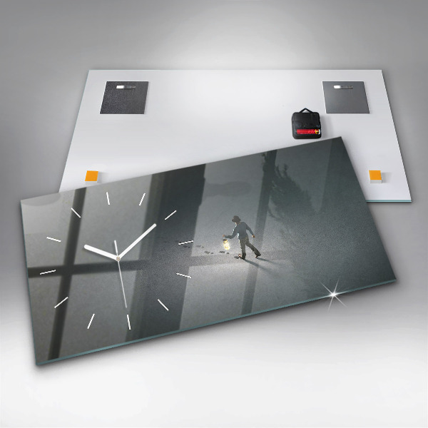 Horizontálne hodiny Tulák v tme