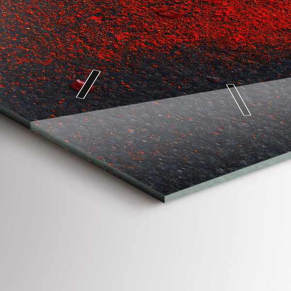 Horizontálne hodiny Červené korenie