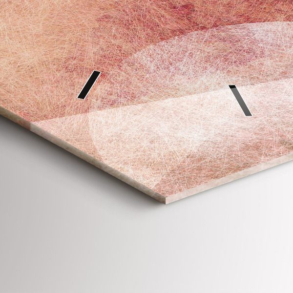 Horizontálne hodiny Geometrická abstrakcia