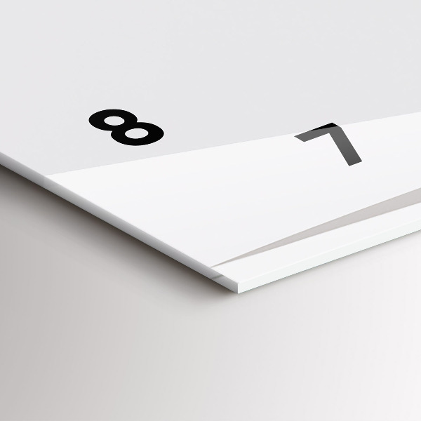 Horizontálne hodiny Abstraktné listy