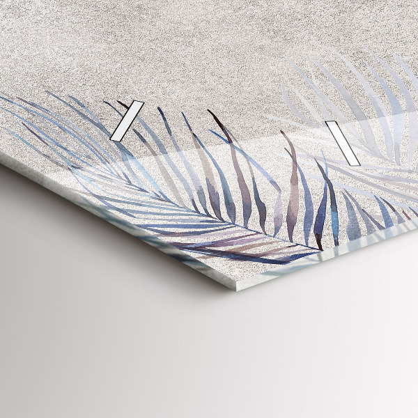 Horizontálne hodiny Palmový list