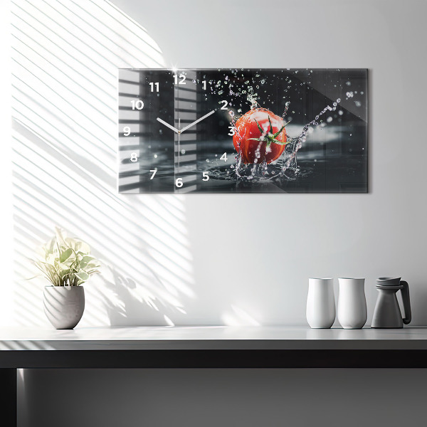 Horizontálne hodiny Paradajka