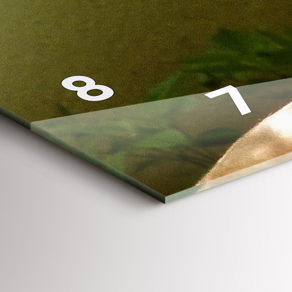 Horizontálne hodiny Portrét leva