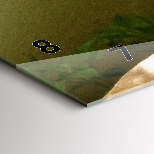 Horizontálne hodiny Portrét leva