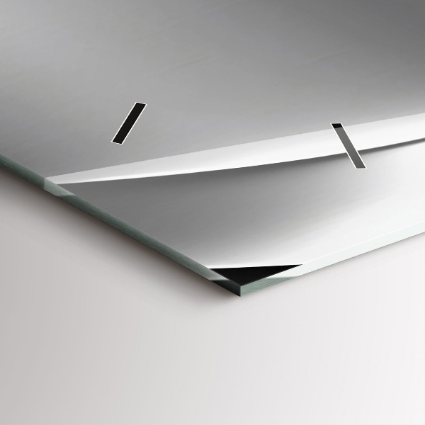 Horizontálne hodiny Strieborná abstrakcia