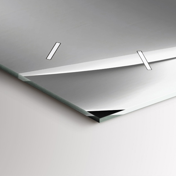 Horizontálne hodiny Strieborná abstrakcia