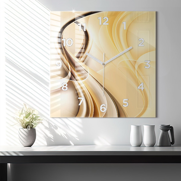 Štvorcové hodiny Abstraktné vlny