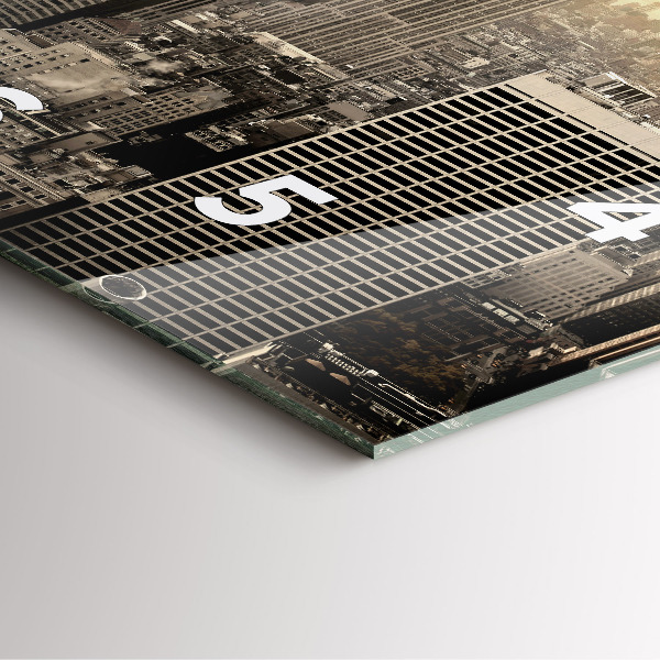 Štvorcové hodiny Veže v New Yorku