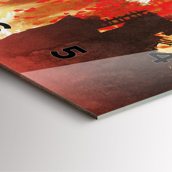 Štvorcové hodiny Nevesta na jeseň