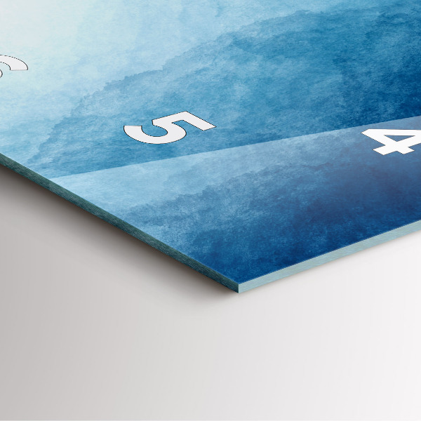 Štvorcové hodiny Odber vody