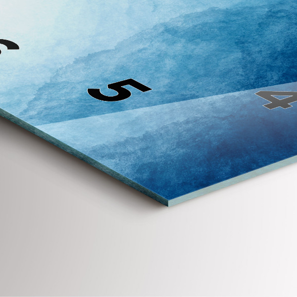 Štvorcové hodiny Odber vody