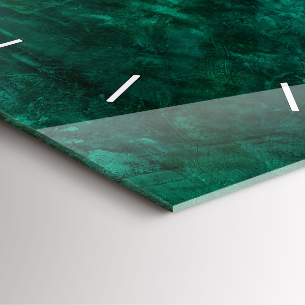 Štvorcové hodiny Smaragdová stena