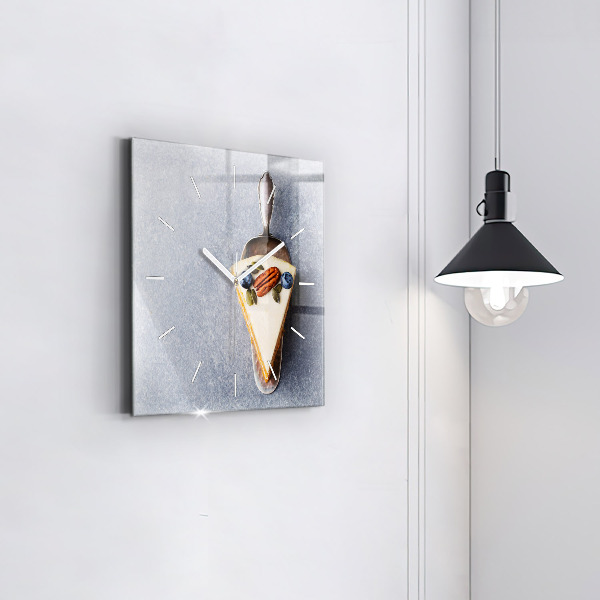 Štvorcové hodiny Kúsok koláča