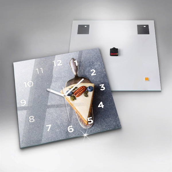 Štvorcové hodiny Kúsok koláča