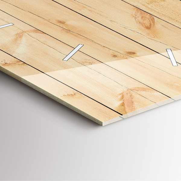 Štvorcové hodiny Drevené dosky