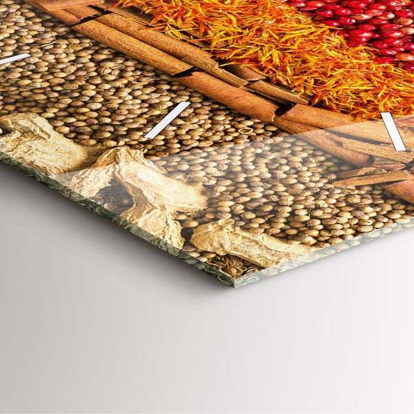 Štvorcové hodiny Riadky korenia