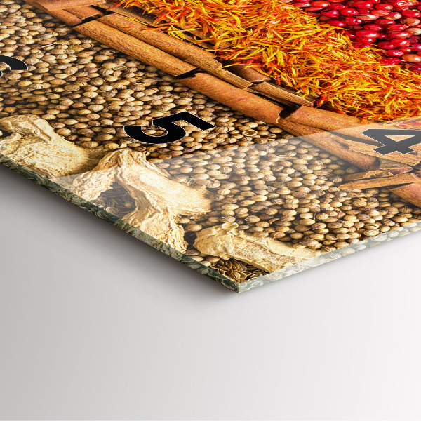 Štvorcové hodiny Riadky korenia