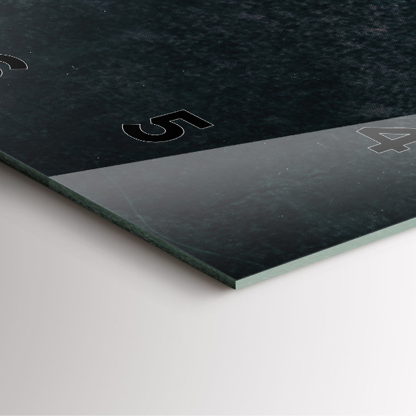 Štvorcové hodiny Kávové zrná