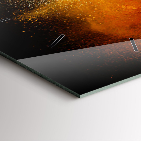 Štvorcové hodiny Korenie sa rozsypalo