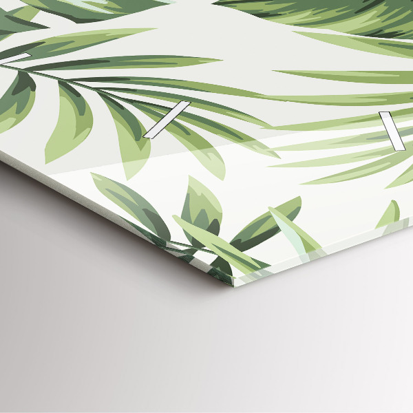 Štvorcové hodiny Tropický vzor