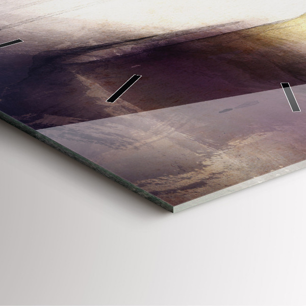 Štvorcové hodiny Abstraktný portrét ženy