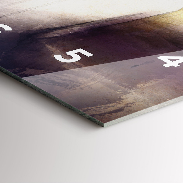 Štvorcové hodiny Abstraktný portrét ženy