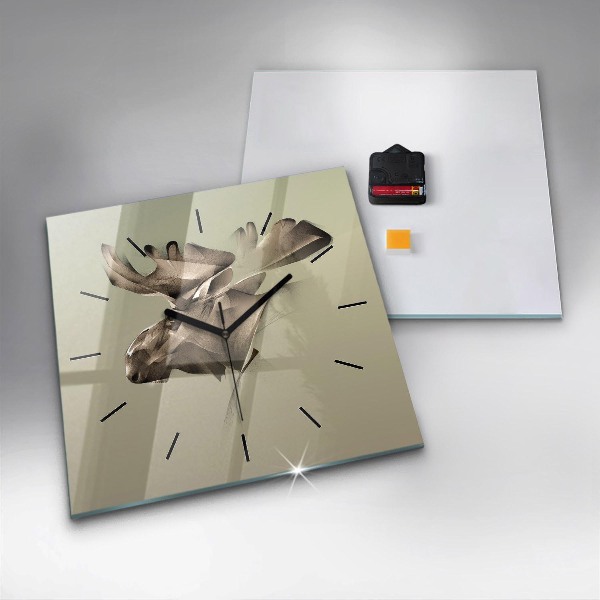 Štvorcové hodiny Grafický los