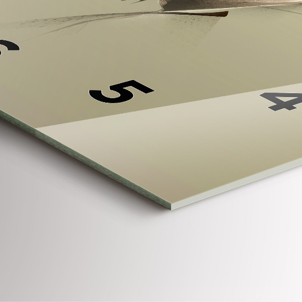 Štvorcové hodiny Grafický los