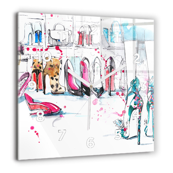 Štvorcové hodiny Prvok ženskosti