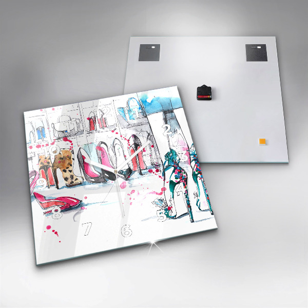 Štvorcové hodiny Prvok ženskosti