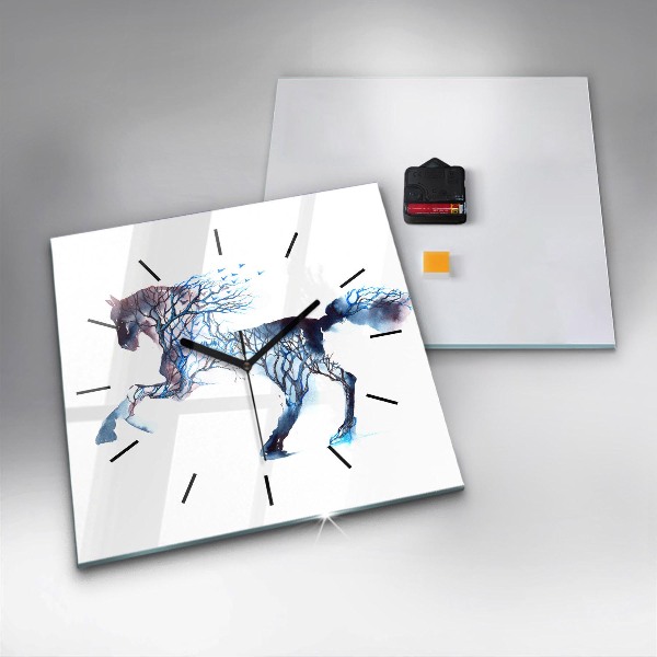 Štvorcové hodiny Povaha zvieraťa