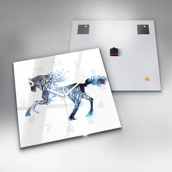 Štvorcové hodiny Povaha zvieraťa