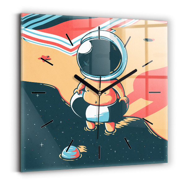 Štvorcové hodiny Detská predstavivosť