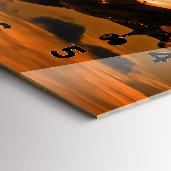 Štvorcové hodiny Letecká doprava