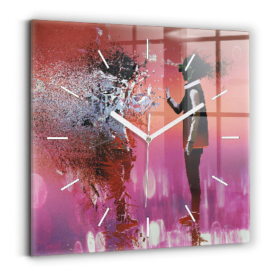 Štvorcové hodiny Kyberpriestor