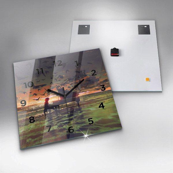 Štvorcové hodiny Koncert na pláži