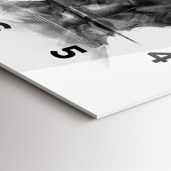 Štvorcové hodiny Kreslený medveď