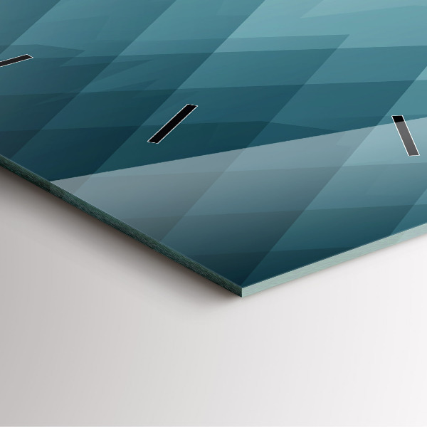 Štvorcové hodiny Geometrické postavy