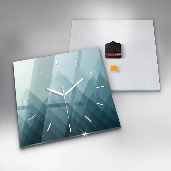 Štvorcové hodiny Geometrické postavy