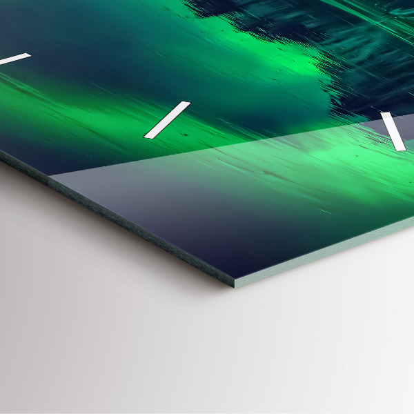 Štvorcové hodiny Polárna žiara