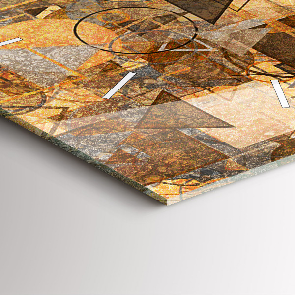 Štvorcové hodiny Geometrické tvary