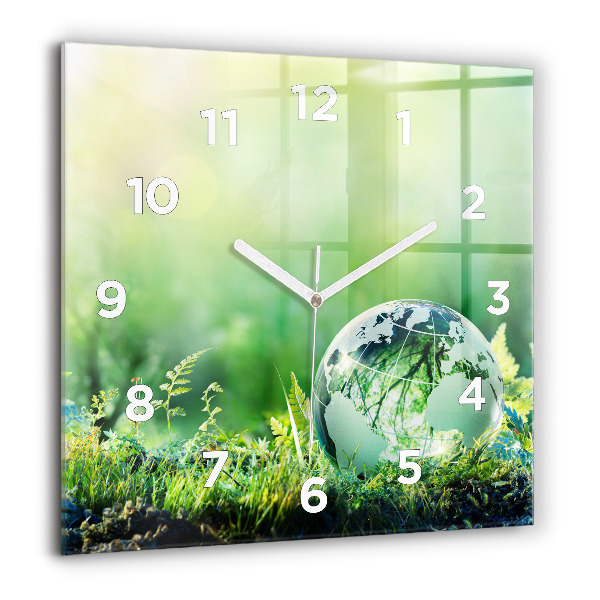 Štvorcové hodiny Globe