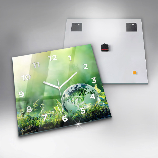 Štvorcové hodiny Globe