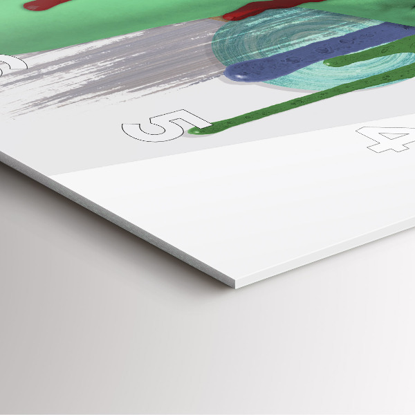 Štvorcové hodiny Surrealistická koláž