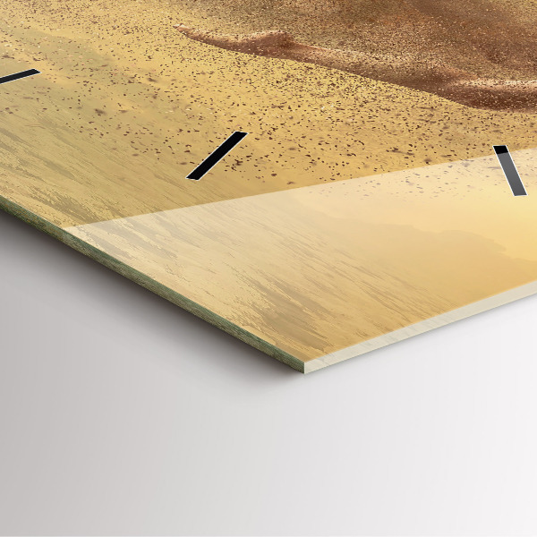 Štvorcové hodiny Žena v postave